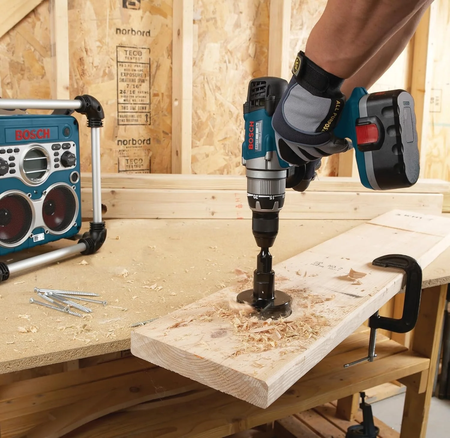 مته خودکار تغذیه بوش مدل SF2001 سایز 2 اینچ