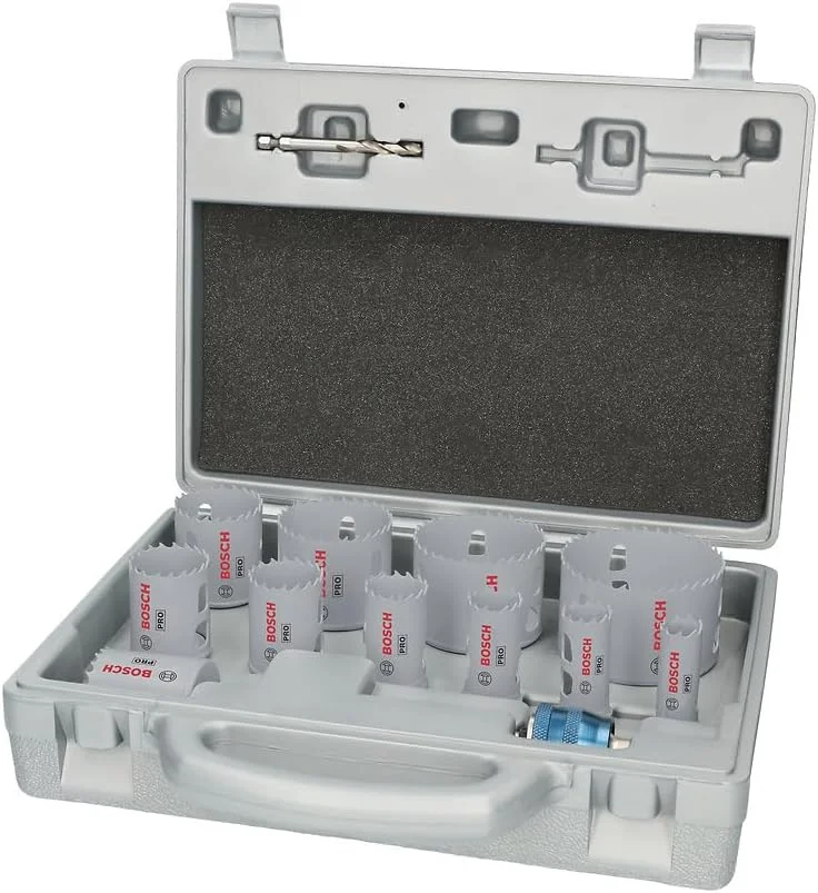 مجموعه اره گردبر چند منظوره بوش 14 عددی سری PRO Multi Material Power Change Plus - جعبه قالب گیری شده (برای چوب نرم، دیوار خشک، قطر 19-76 میلی متر، لوازم جانبی حرفه ای دریل/پیچ گوشتی، دریل چکشی/پیچ گوشتی) مجموعه اره گردبر چند منظوره بوش 14 عددی سری PRO Multi Material Power Change Plus - جعبه قالب گیری شده (برای چوب نرم، دیوار خشک، قطر 19-76 میلی متر، لوازم جانبی حرفه ای دریل/پیچ گوشتی، دریل چکشی/پیچ گوشتی)