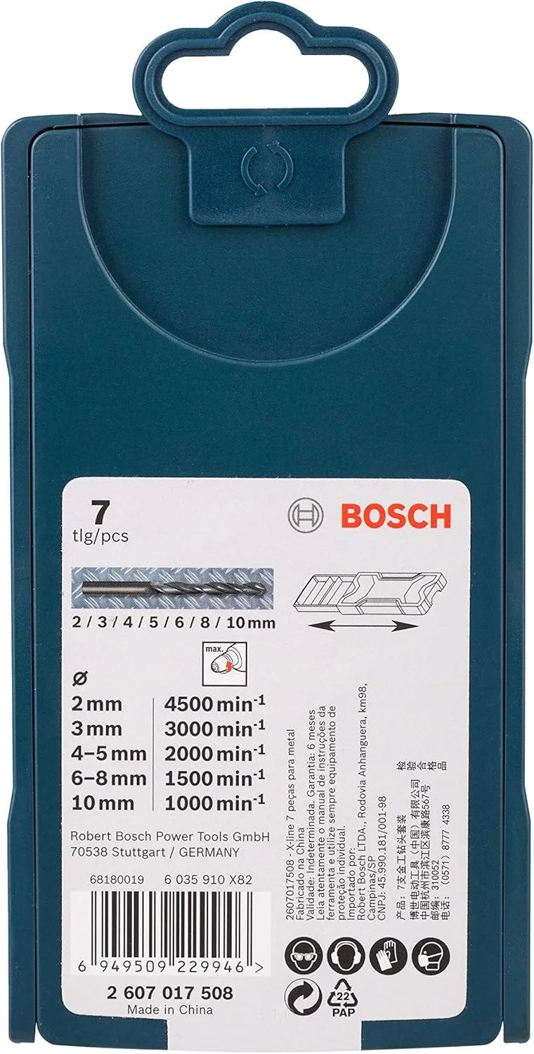 مجموعه مته فلز مینی X-Line بوش 2-10 میلی متر