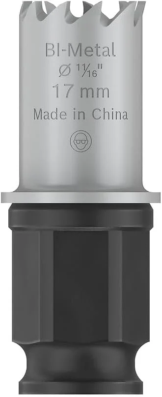 مته گردبر Power Change Plus بوش مخصوص ورق فلز (برای ورق استیل، ورق فولادی، قطر 17 میلی متر، لوازم جانبی حرفه ای دریل/پیچ گوشتی) مته گردبر Power Change Plus بوش مخصوص ورق فلز (برای ورق استیل، ورق فولادی، قطر 17 میلی متر، لوازم جانبی حرفه ای دریل/پیچ گوشتی)