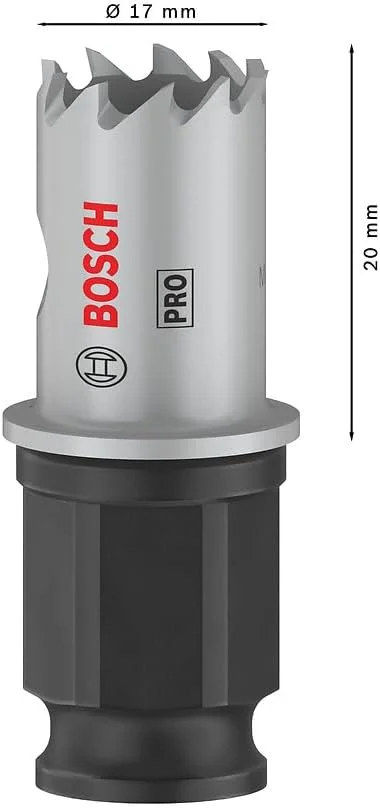 مته گردبر Power Change Plus بوش مخصوص ورق فلز (برای ورق استیل، ورق فولادی، قطر 17 میلی متر، لوازم جانبی حرفه ای دریل/پیچ گوشتی) مته گردبر Power Change Plus بوش مخصوص ورق فلز (برای ورق استیل، ورق فولادی، قطر 17 میلی متر، لوازم جانبی حرفه ای دریل/پیچ گوشتی)