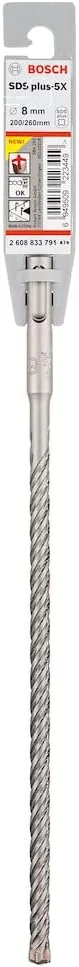 مته SDS plus-5X بوش 8 X 260 ابزار و لوازم جانبی، 2608833791 مته SDS plus-5X بوش 8 X 260 ابزار و لوازم جانبی، 2608833791