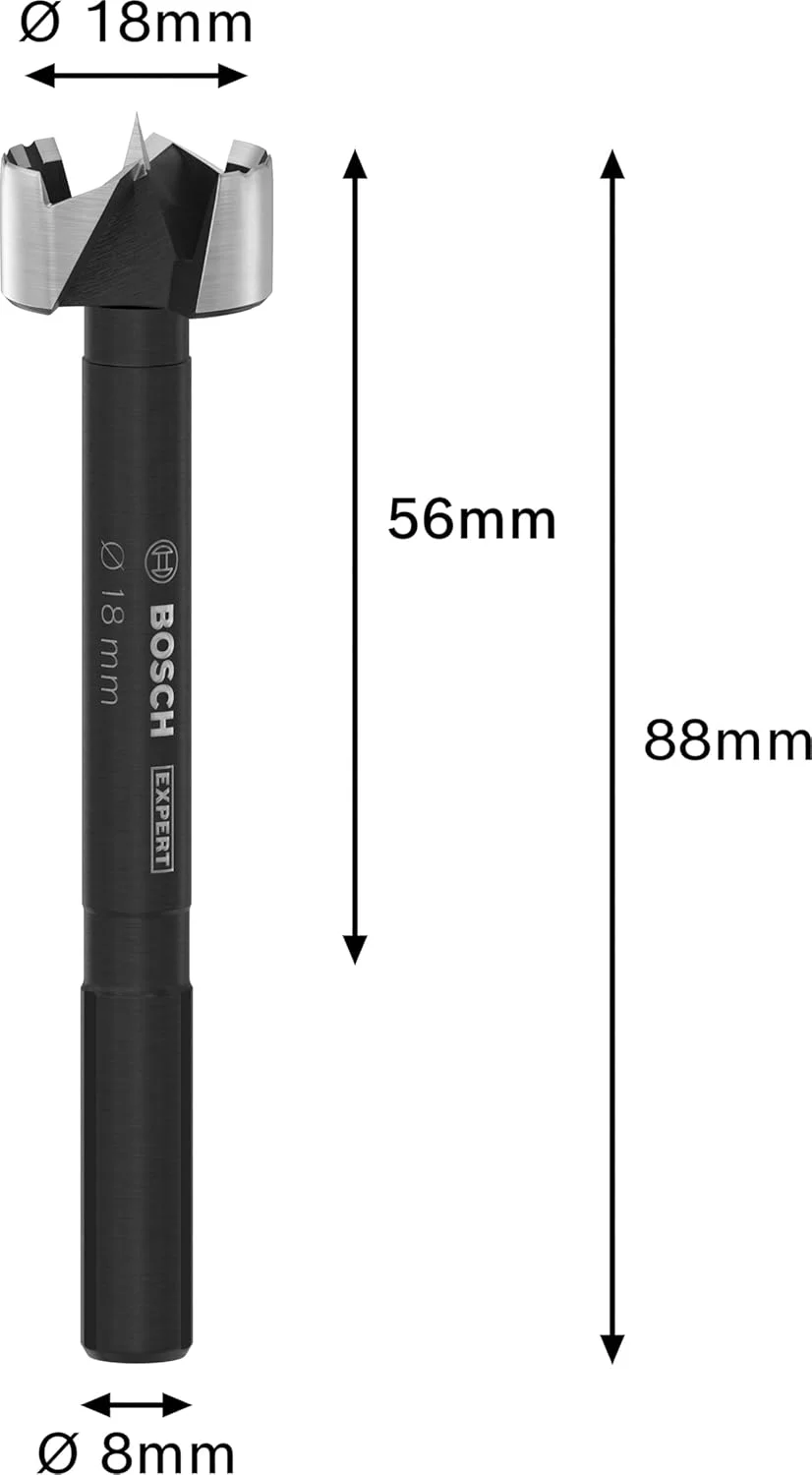 مته خزینه چوب بوش مدل Expert، مناسب چوب نرم و سخت، قطر 18.00 میلیمتر، لوازم جانبی حرفهای دریل و پیچگوشتی مته خزینه چوب بوش مدل Expert، مناسب چوب نرم و سخت، قطر 18.00 میلیمتر، لوازم جانبی حرفهای دریل و پیچگوشتی
