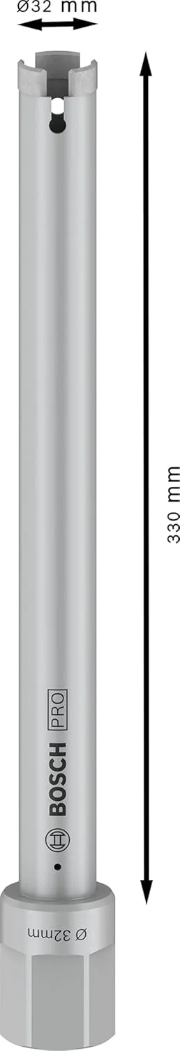 مته الماسه خشک بوش مدل 2608601402، نقره ای، 32x330 میلی متر مته الماسه خشک بوش مدل 2608601402، نقره ای، 32x330 میلی متر