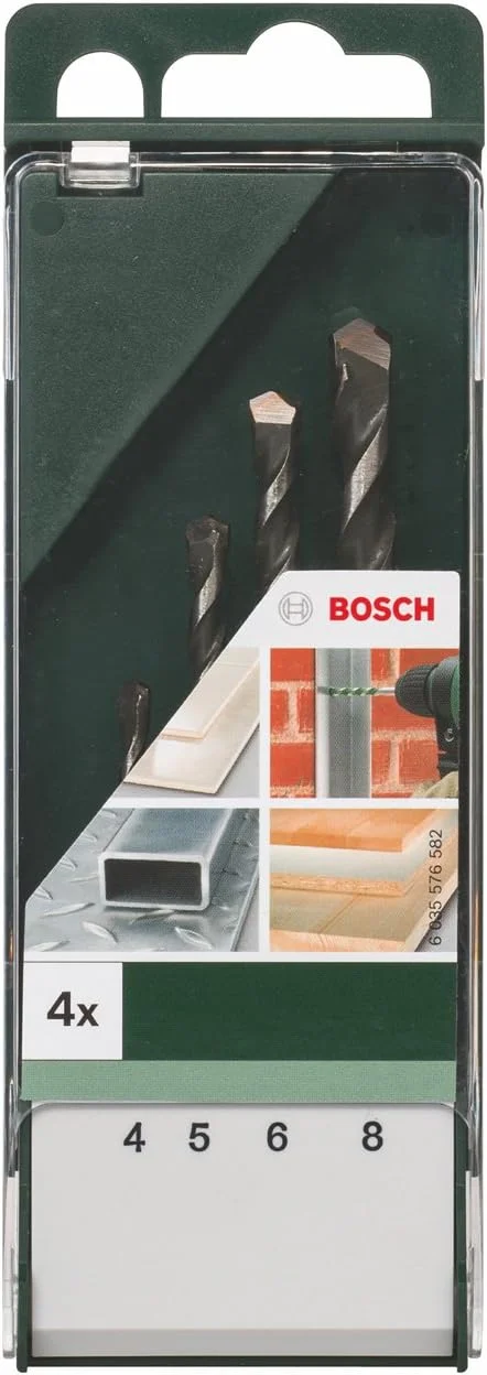 مجموعه ۴ عددی مته چند منظوره بوش مدل 2609255480 مناسب برای خانه و باغ