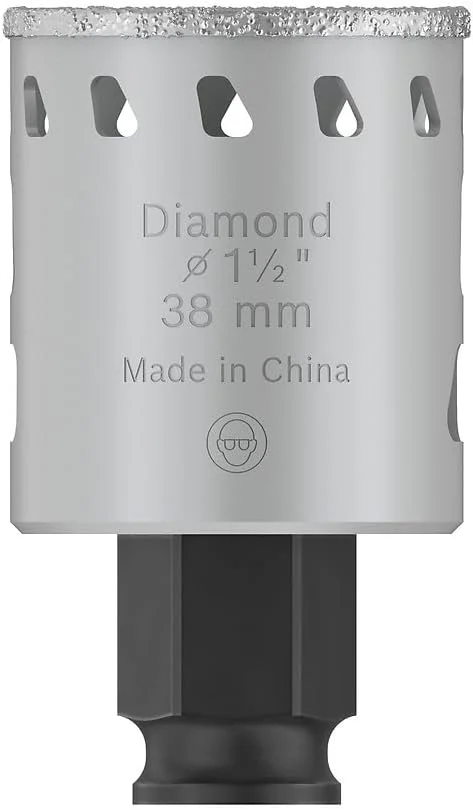 مته گردبر الماسه سرامیک بُش مدل Power Change Plus، مناسب برای سرامیک سخت و نرم، قطر 38 میلی متر، لوازم جانبی حرفه ای دریل/پیچ گوشتی مته گردبر الماسه سرامیک بُش مدل Power Change Plus، مناسب برای سرامیک سخت و نرم، قطر 38 میلی متر، لوازم جانبی حرفه ای دریل/پیچ گوشتی