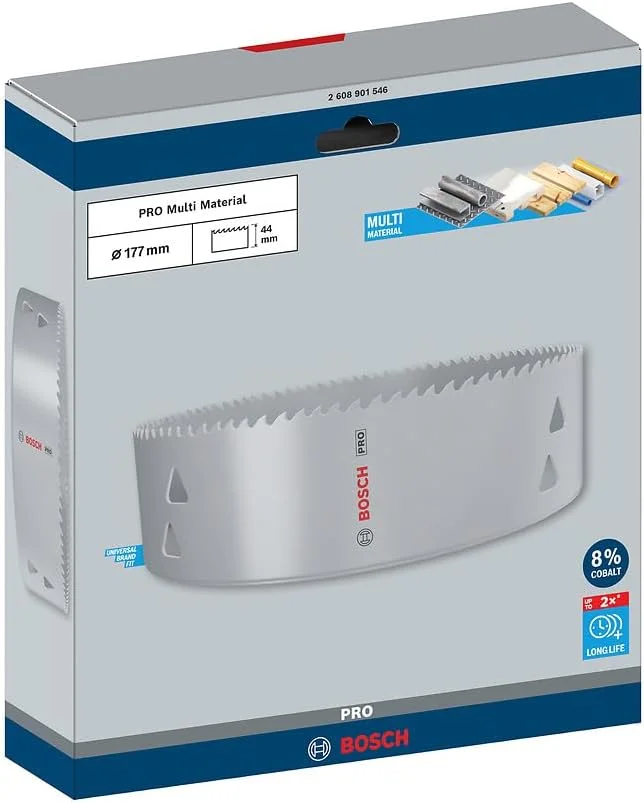 اره گردبر چند منظوره بوش PRO (برای چوب نرم، دیوار خشک، قطر 177 میلی متر، لوازم جانبی حرفه ای دریل/پیچ گوشتی) اره گردبر چند منظوره بوش PRO (برای چوب نرم، دیوار خشک، قطر 177 میلی متر، لوازم جانبی حرفه ای دریل/پیچ گوشتی)