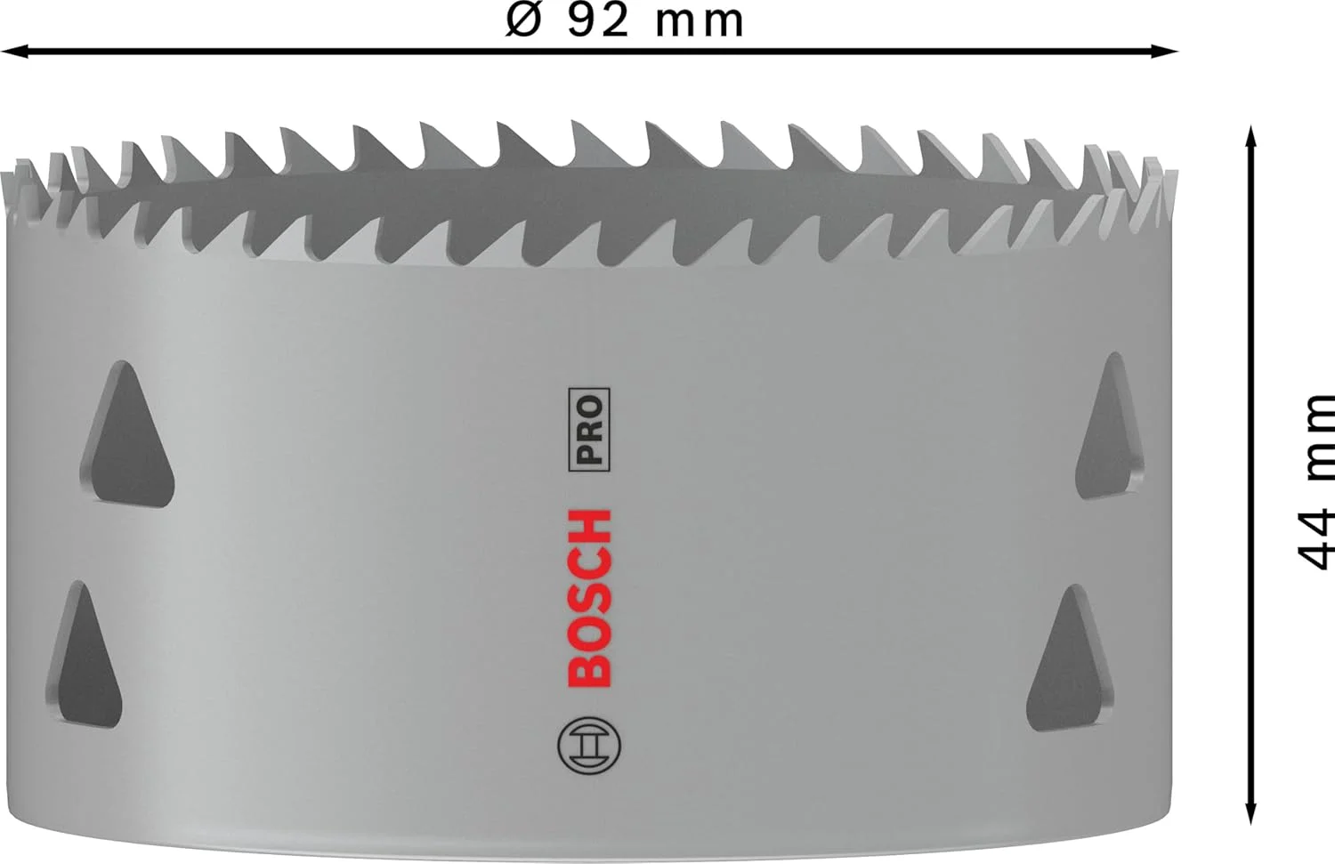 Bosch 1 x PRO اره گردبر چند منظوره (برای چوب نرم، دیوار خشک، قطر 92 میلی متر، لوازم جانبی حرفه ای دریل/پیچ گوشتی) Bosch 1 x PRO اره گردبر چند منظوره (برای چوب نرم، دیوار خشک، قطر 92 میلی متر، لوازم جانبی حرفه ای دریل/پیچ گوشتی)