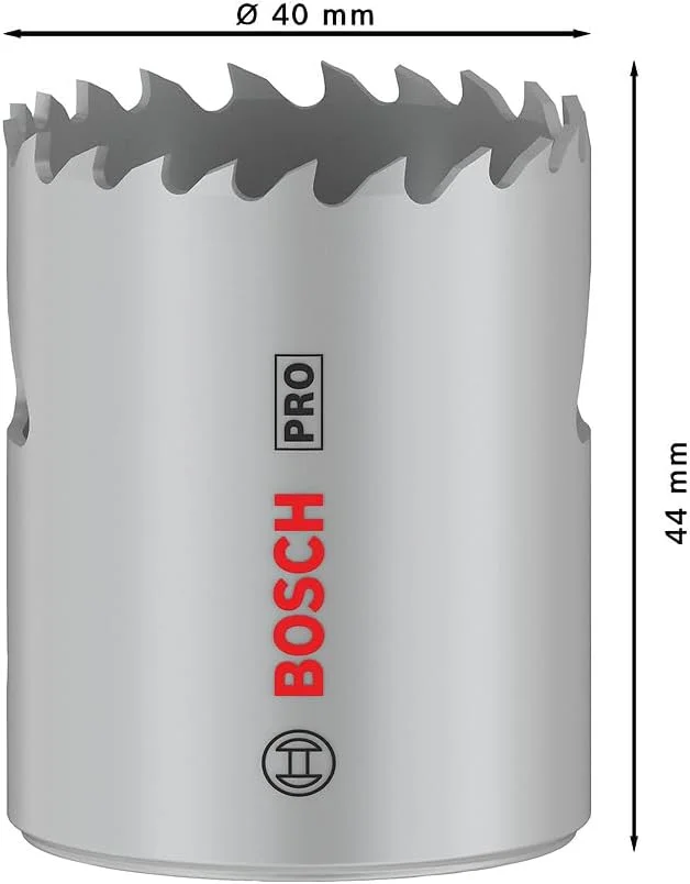 Bosch 1 عدد اره گردبر چند منظوره PRO (برای چوب نرم، دیوار خشک، قطر 40 میلی متر، لوازم جانبی حرفه ای دریل/پیچ گوشتی) Bosch 1 عدد اره گردبر چند منظوره PRO (برای چوب نرم، دیوار خشک، قطر 40 میلی متر، لوازم جانبی حرفه ای دریل/پیچ گوشتی)