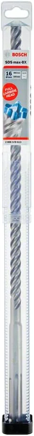 مته چکش SDS Max-8X بوش پروفشنال 2608578613 برای دریل های چکشی قطر 16 میلی متر طول کارکرد 400 میلی متر مته چکش SDS Max-8X بوش پروفشنال 2608578613 برای دریل های چکشی قطر 16 میلی متر طول کارکرد 400 میلی متر