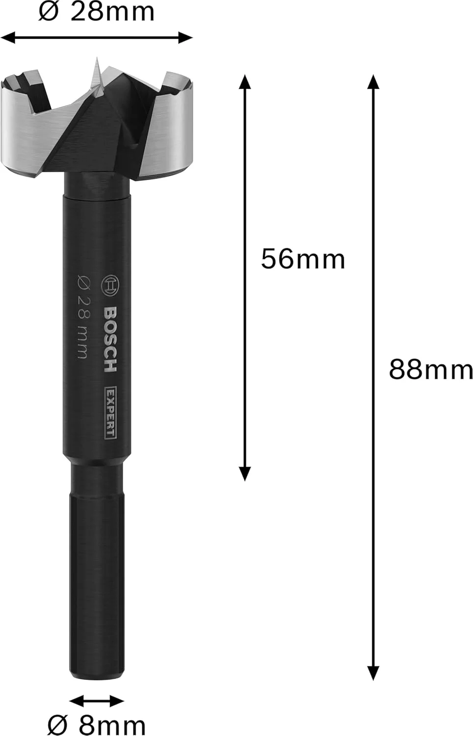 مته گازور چوب بوش Expert، مناسب چوب نرم و سخت، قطر 28 میلیمتر، لوازم جانبی حرفهای دریل و پیچگوشتی مته گازور چوب بوش Expert، مناسب چوب نرم و سخت، قطر 28 میلیمتر، لوازم جانبی حرفهای دریل و پیچگوشتی