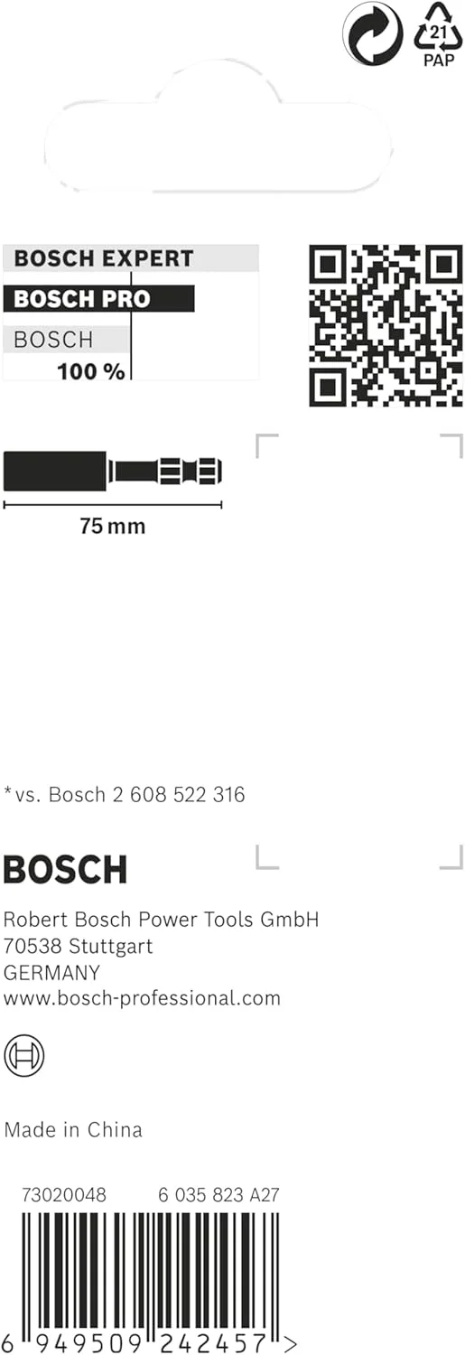 نگهدارنده مته استاندارد بوش Pro Impact (144 x 66 میلی متر، لوازم جانبی حرفه ای پیچ گوشتی، پیچ گوشتی) نگهدارنده مته استاندارد بوش Pro Impact (144 x 66 میلی متر، لوازم جانبی حرفه ای پیچ گوشتی، پیچ گوشتی)