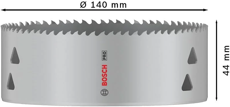 Bosch 1 عدد اره گردبر چند منظوره PRO (برای چوب نرم، دیوار خشک، قطر 140 میلی متر، لوازم جانبی حرفه ای دریل/پیچ گوشتی)