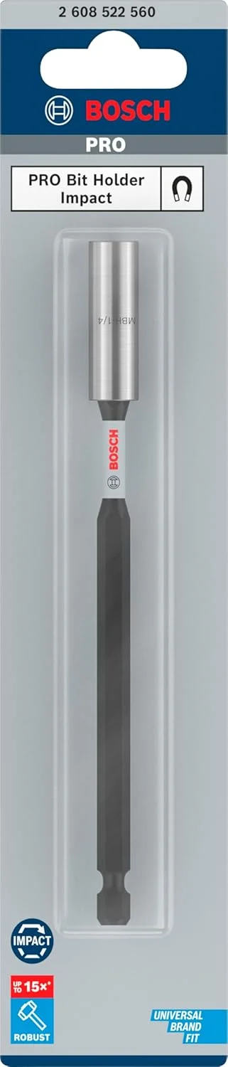 نگهدارنده مته استاندارد بوش Pro Impact (249 x 66 میلی متر، لوازم جانبی حرفه ای پیچ گوشتی، پیچ گوشتی)