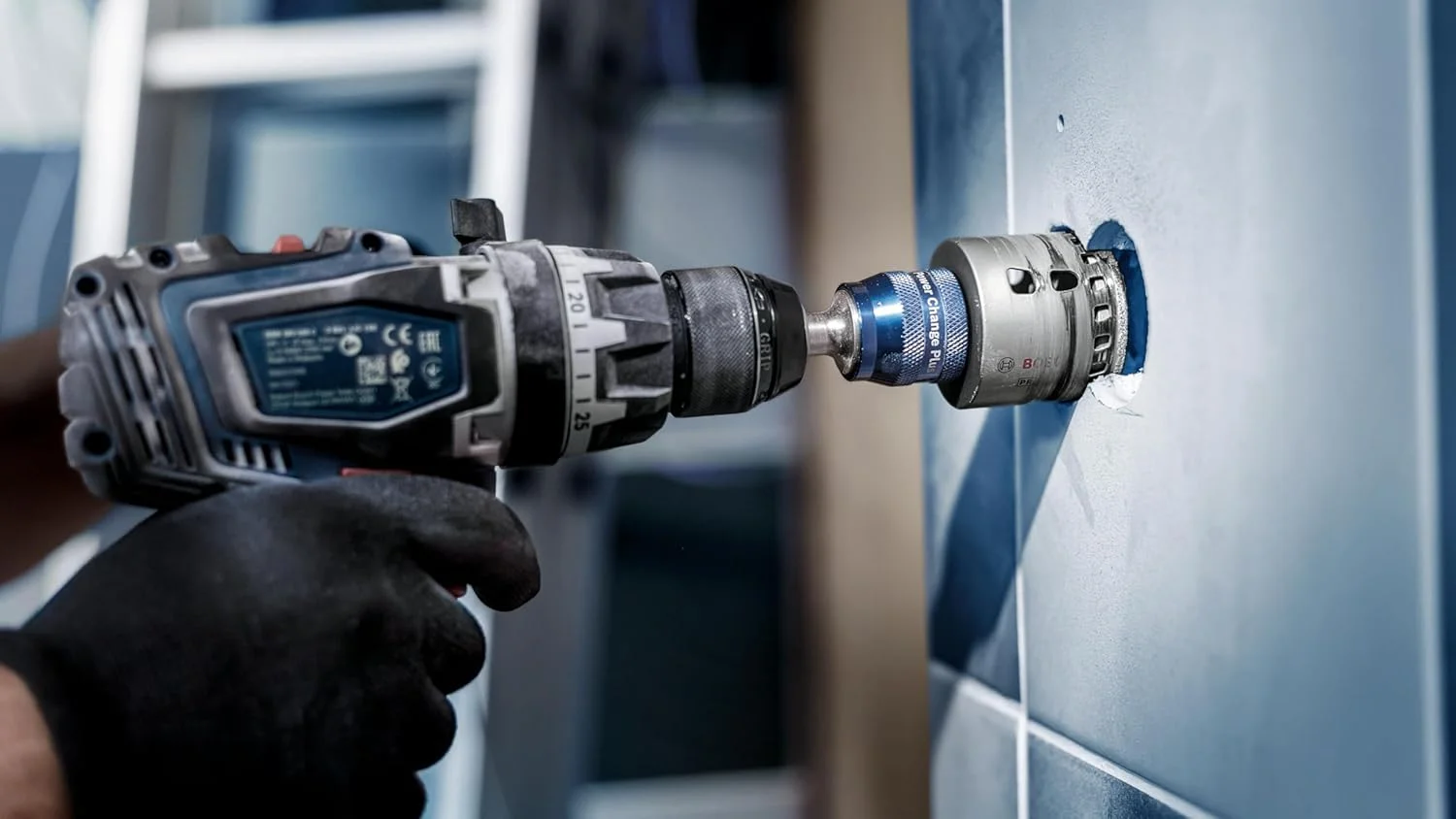 مته گردبر الماسه کاشی و سرامیک بوش مدل Power Change Plus، قطر 19 میلی متر، مناسب برای کاشی سخت و نرم، لوازم جانبی حرفه ای دریل/پیچ گوشتی مته گردبر الماسه کاشی و سرامیک بوش مدل Power Change Plus، قطر 19 میلی متر، مناسب برای کاشی سخت و نرم، لوازم جانبی حرفه ای دریل/پیچ گوشتی