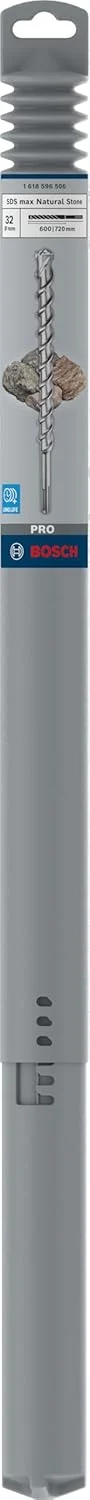 مته چکش SDS-Max-9 سنگ طبیعی بوش پروفشنال مدل 1618596506