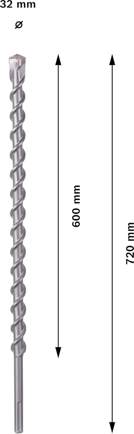 مته چکش SDS-Max-9 سنگ طبیعی بوش پروفشنال مدل 1618596506