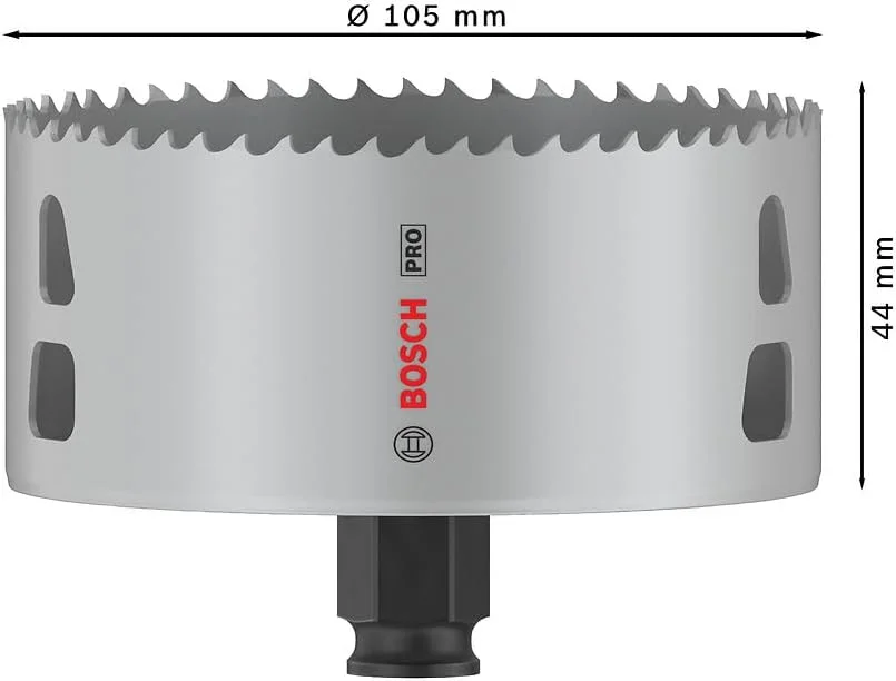 مته گردبر چند منظوره بوش سری PRO Multi Material Power Change Plus (مناسب چوب نرم، دیوار خشک، قطر 105 میلی متر، لوازم جانبی حرفه ای دریل/پیچ گوشتی) مته گردبر چند منظوره بوش سری PRO Multi Material Power Change Plus (مناسب چوب نرم، دیوار خشک، قطر 105 میلی متر، لوازم جانبی حرفه ای دریل/پیچ گوشتی)