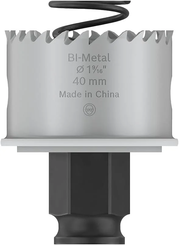 مته گردبر Power Change Plus بوش برای ورق فلزی (مناسب ورق استیل، ورق فولادی، قطر 40 میلی متر، لوازم جانبی حرفه ای دریل/پیچ گوشتی) مته گردبر Power Change Plus بوش برای ورق فلزی (مناسب ورق استیل، ورق فولادی، قطر 40 میلی متر، لوازم جانبی حرفه ای دریل/پیچ گوشتی)