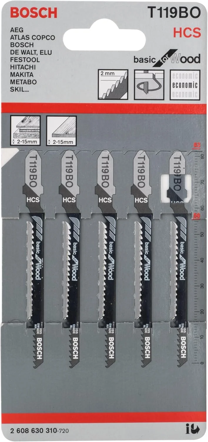 Bosch P5 - T119Bo Jsb لوازم جانبی ابزار چوب پایه، 2608630310 Bosch P5 - T119Bo Jsb لوازم جانبی ابزار چوب پایه، 2608630310