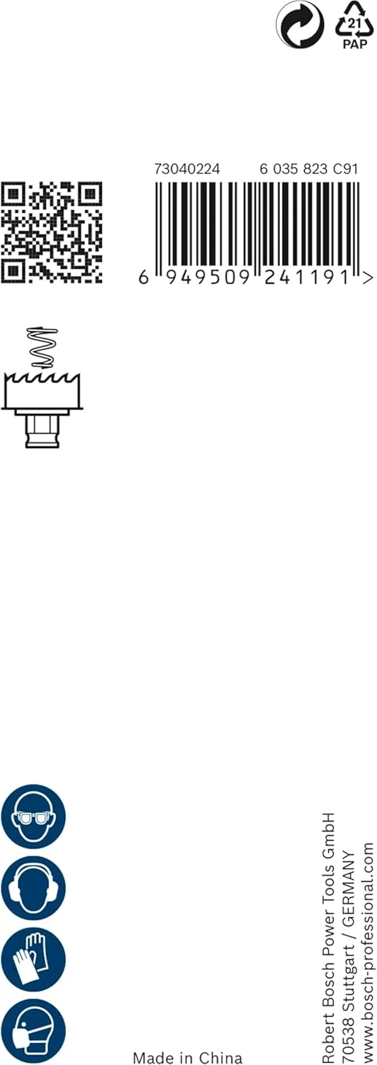 بوش 2X PRO قطعه جانبی اره گردبر Power Change Plus برای ورق فلزی (Ø 8 میلی متر، قطعه جانبی حرفه ای دریل/پیچ گوشتی ضربه ای) بوش 2X PRO قطعه جانبی اره گردبر Power Change Plus برای ورق فلزی (Ø 8 میلی متر، قطعه جانبی حرفه ای دریل/پیچ گوشتی ضربه ای)