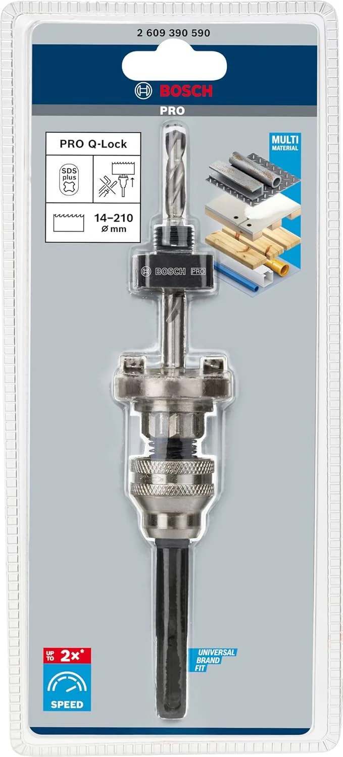 آربور Bosch 1x PRO Q-Lock با سوکت SDS Plus برای سیستم تعویض سریع اره گردبر (برای لوله ها و پروفیل های فلزی، پلاستیک، 242 x 109 میلی متر، لوازم جانبی حرفه ای دریل چکشی چرخشی) آربور Bosch 1x PRO Q-Lock با سوکت SDS Plus برای سیستم تعویض سریع اره گردبر (برای لوله ها و پروفیل های فلزی، پلاستیک، 242 x 109 میلی متر، لوازم جانبی حرفه ای دریل چکشی چرخشی)