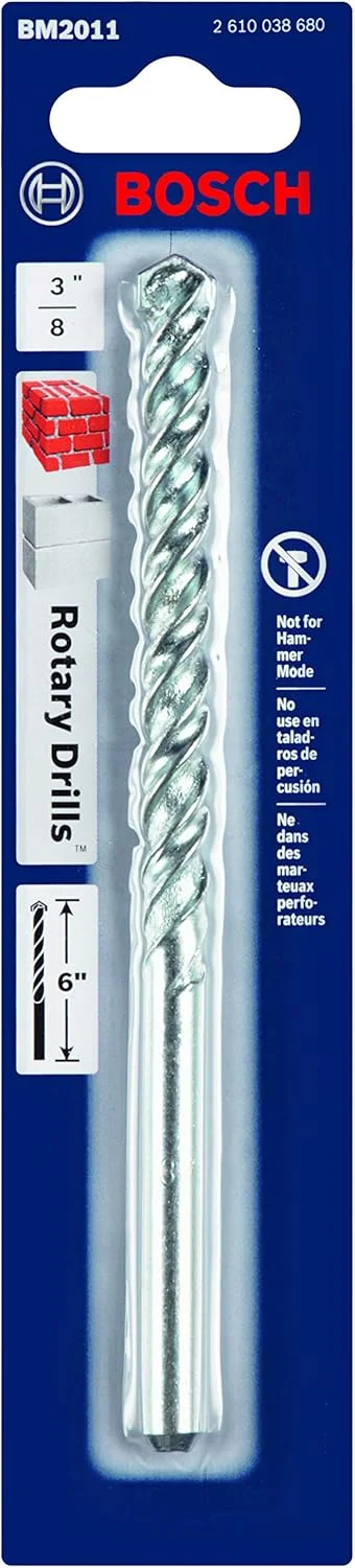 مته الماسه مارپیچ سریع بوش BM2011 سایز 3/8 اینچ در 4 اینچ در 6 اینچ مته الماسه مارپیچ سریع بوش BM2011 سایز 3/8 اینچ در 4 اینچ در 6 اینچ