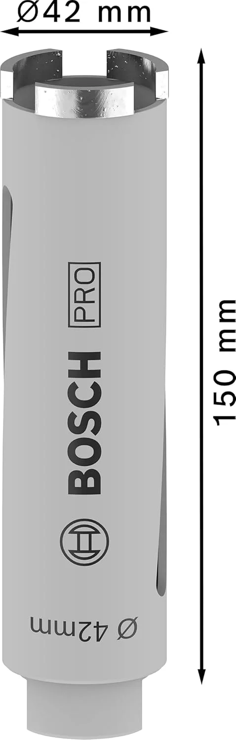 مته الماسه خشک کرگیری بوش 2608587317 G 1/2 اینچ 42/150/7 میلی متر با 3 سگمنت مته الماسه خشک کرگیری بوش 2608587317 G 1/2 اینچ 42/150/7 میلی متر با 3 سگمنت