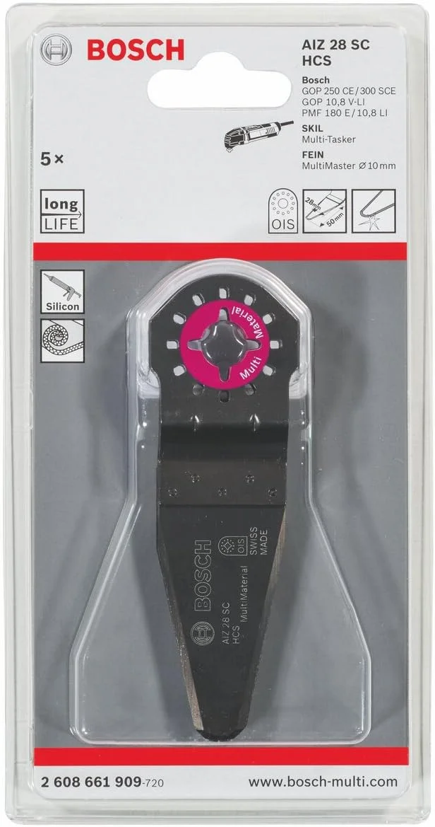 تیغه برش درزگیر یونیورسال بوش پروفشنال AIZ 28 SC (مناسب مواد نرم، ابزار جانبی چندکاره) تیغه برش درزگیر یونیورسال بوش پروفشنال AIZ 28 SC (مناسب مواد نرم، ابزار جانبی چندکاره)