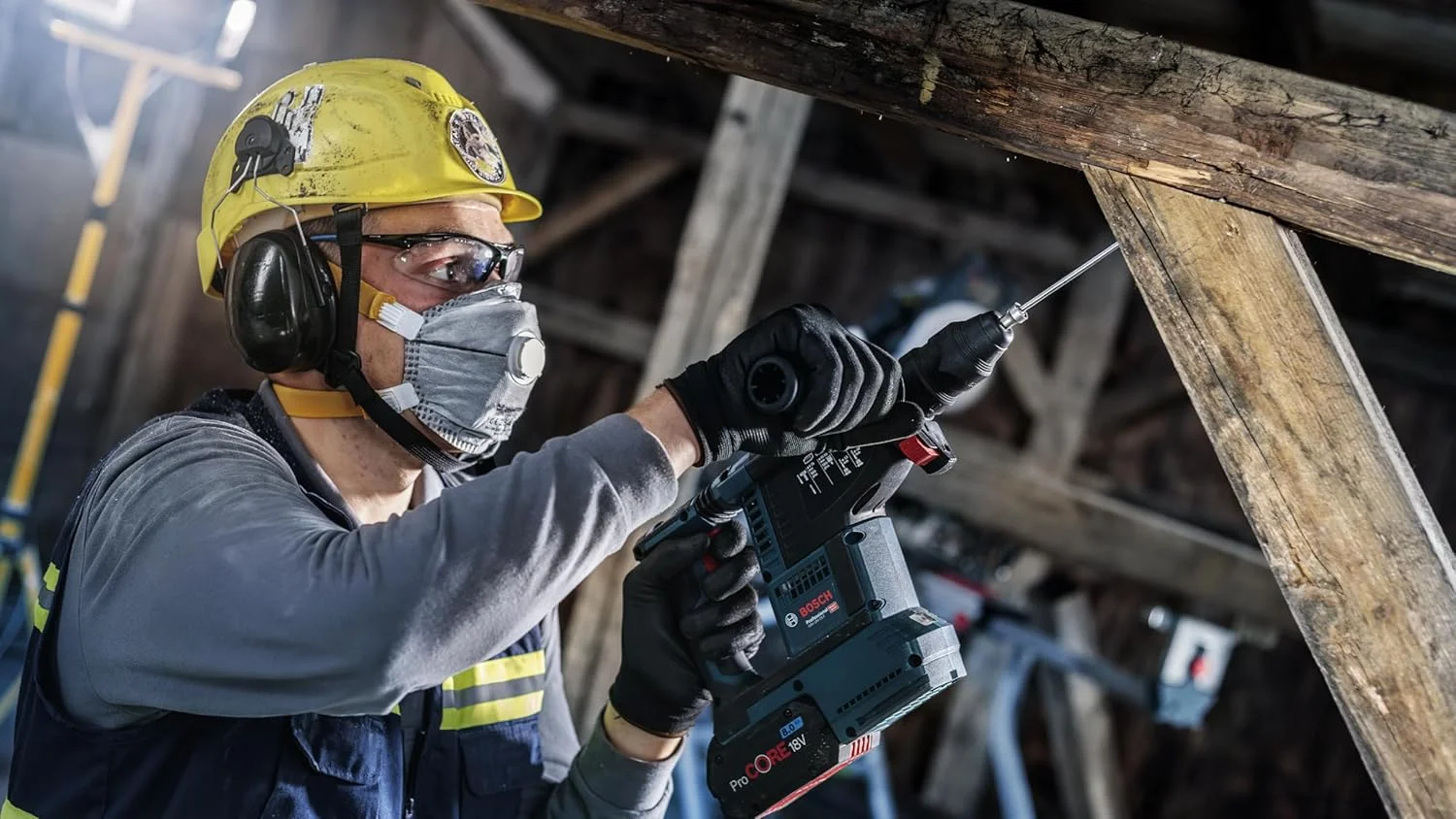 مته گیر بوش مدل 2608690010 با اتصال SDS-Plus سایز 13 میلی متر