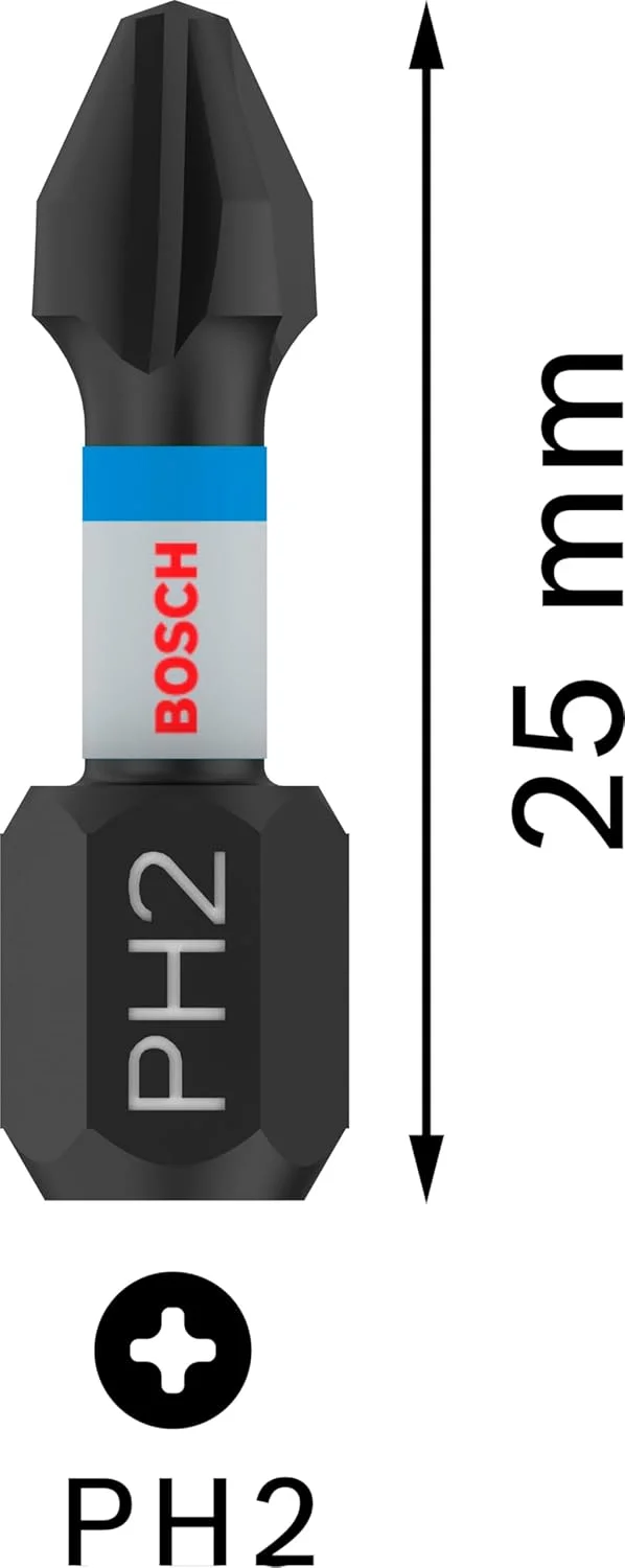 بیت پیچ گوشتی ضربه ای فیلیپس بوش 2X PRO (100 x 50 میلی متر، لوازم جانبی حرفه ای پیچ گوشتی، دریل پیچ گوشتی) بیت پیچ گوشتی ضربه ای فیلیپس بوش 2X PRO (100 x 50 میلی متر، لوازم جانبی حرفه ای پیچ گوشتی، دریل پیچ گوشتی)