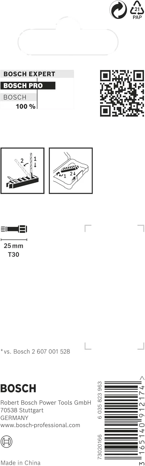 بیت تورکس ایمپکت 8X PRO بوش (170 x 70 میلی متر، لوازم جانبی حرفه ای پیچ گوشتی، پیچ گوشتی) بیت تورکس ایمپکت 8X PRO بوش (170 x 70 میلی متر، لوازم جانبی حرفه ای پیچ گوشتی، پیچ گوشتی)