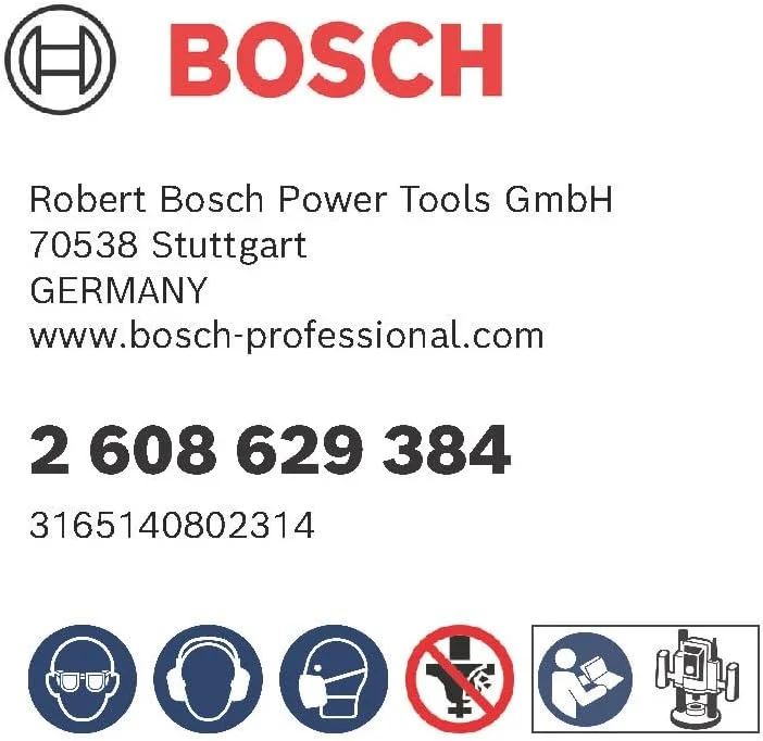 تیغ فرز پرداخت لبه بوش مدل 2608629384، تنگستن کاربید 12x12، 7x106 میلی متر، 0 ولت، نقره ای/قرمز