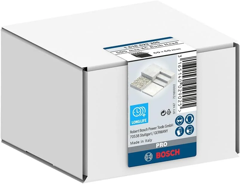 سر بوش حرفه ای بوش 1618623205، 60x60 میلی متر، 5x5t، فولاد ضد زنگ، 60x60 میلی متر