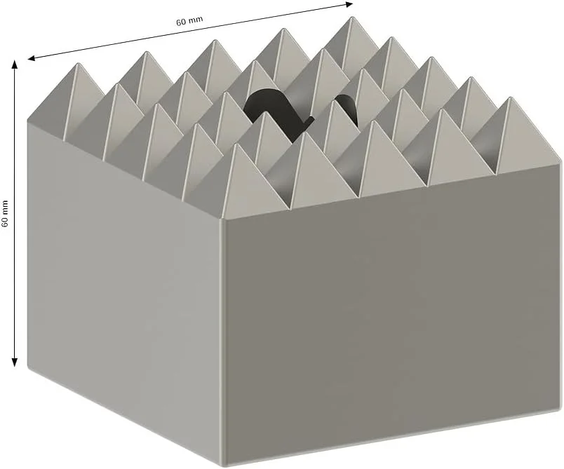 سر بوش حرفه ای بوش 1618623205، 60x60 میلی متر، 5x5t، فولاد ضد زنگ، 60x60 میلی متر