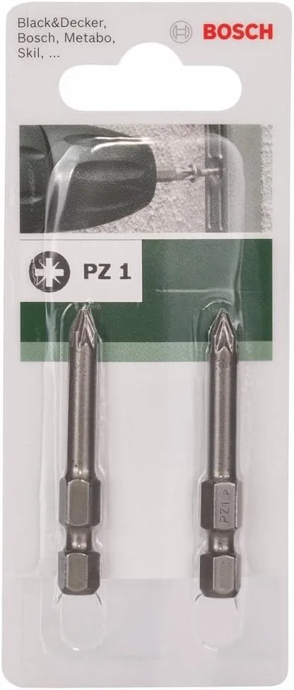 بوش 2609255928 نوک پیچ گوشتی 49 میلی متری پوزی درایو Pz1 (2 عدد)