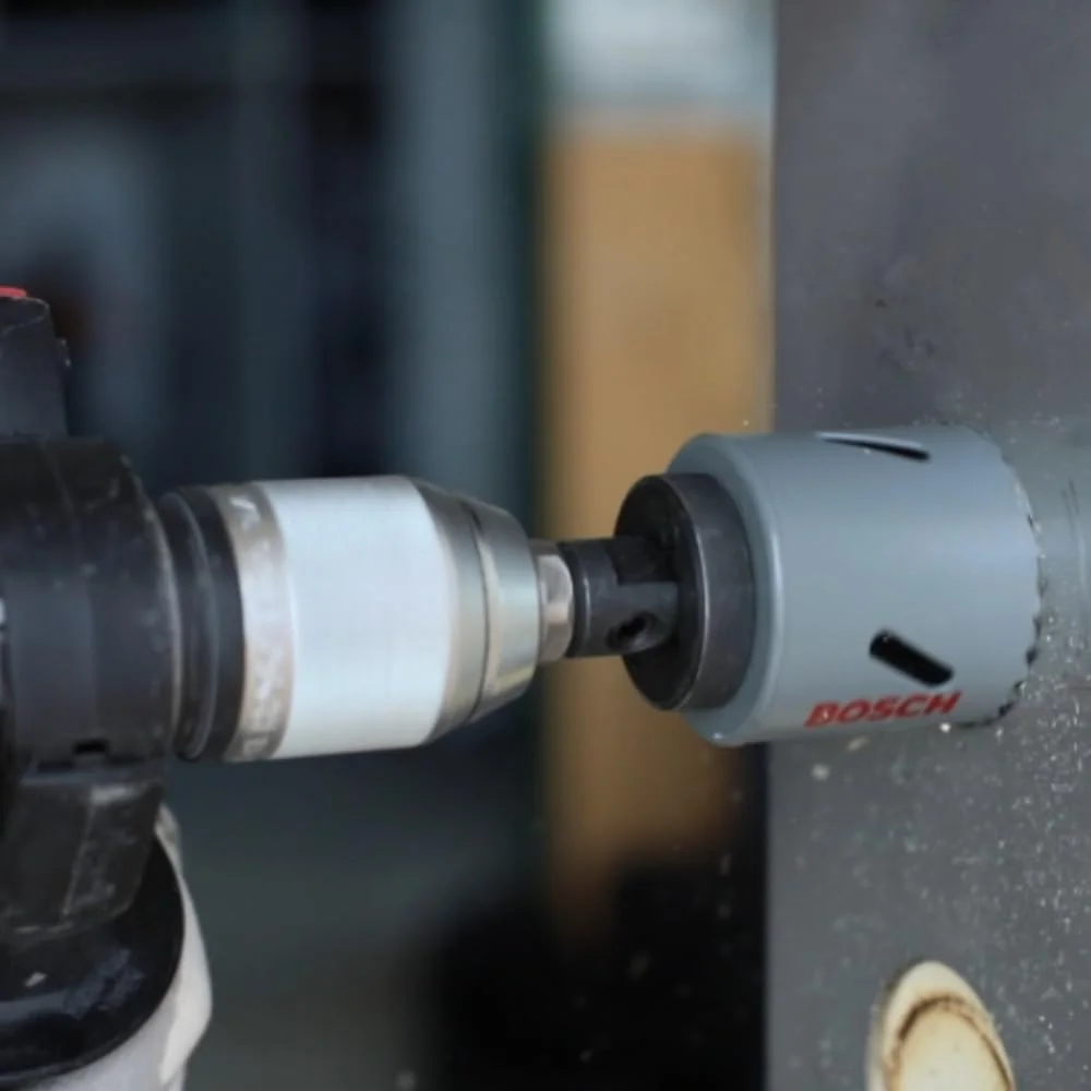 مته گردبر دو فلزی HSS بوش پروفشنال، مناسب برای آداپتور استاندارد (برای مواد مختلف، قطر 52 میلی متر، لوازم جانبی دریل چرخشی)