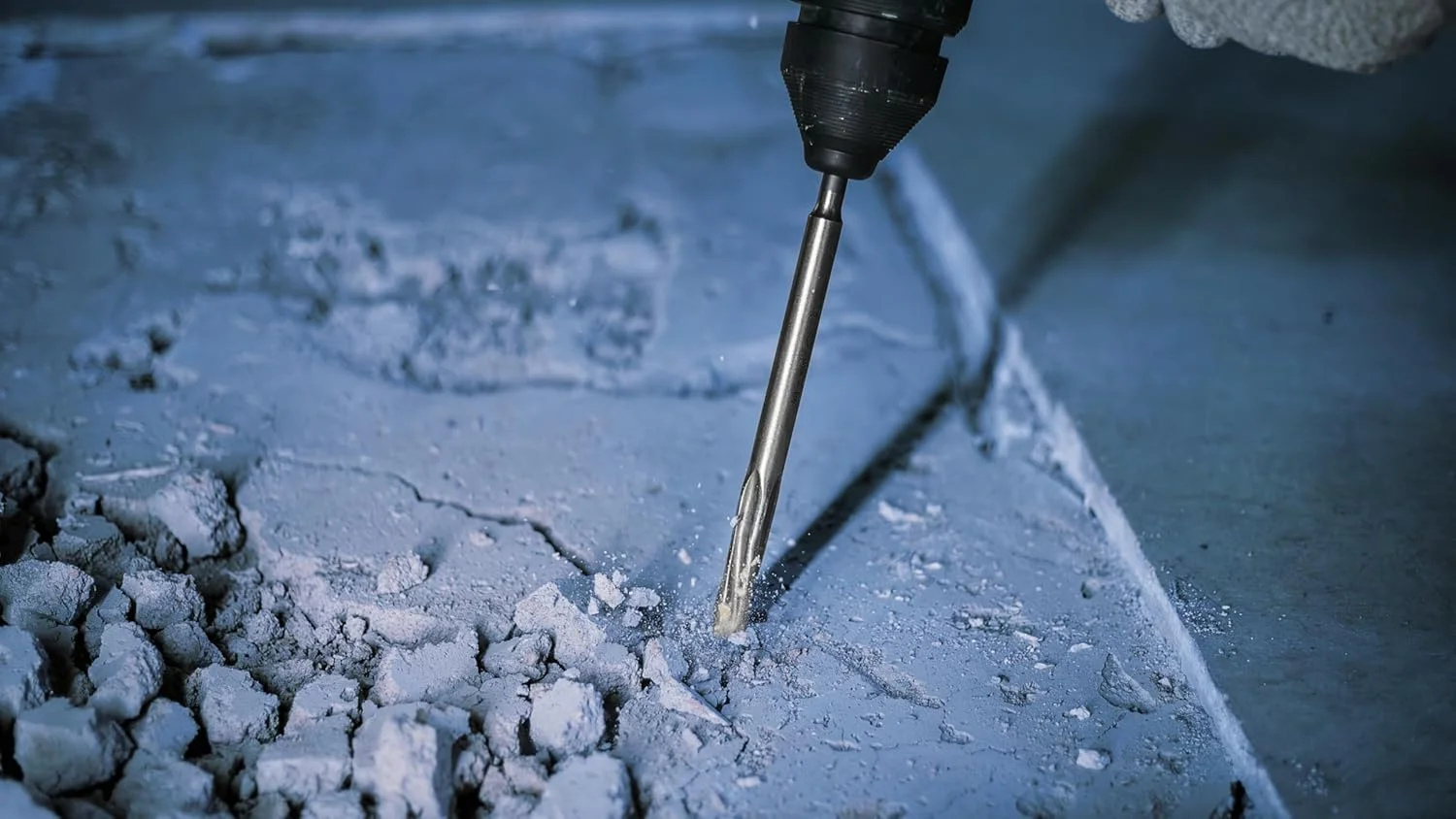 مجموعه 3 عددی قلم بوش SDS Plus (مناسب بتن، آجر، 0/20/40 میلی متر، قلم تخت + کاشی + نوک تیز، لوازم جانبی برای چکش های چرخشی و تخریب)