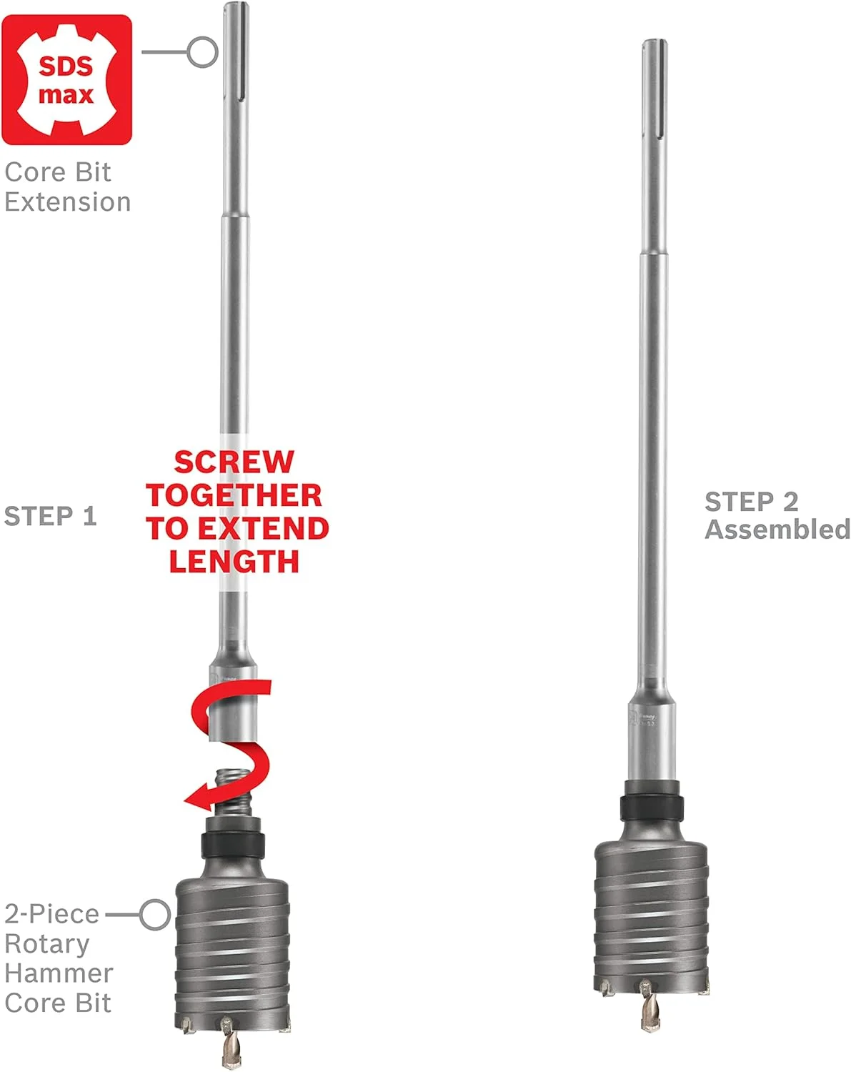آداپتور مته گردبر 8 اینچی SDS-max بوش مدل CAM008
