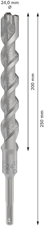 BOSCH SDS-plus-5X - 24 x 250