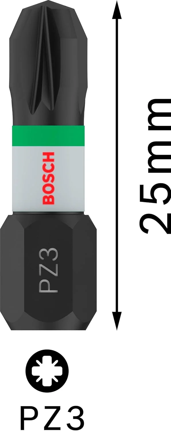 بیت پیچ گوشتی ضربه ای بوش 2X PRO Pozidriv (100 x 50 میلی متر، لوازم جانبی حرفه ای پیچ گوشتی) بیت پیچ گوشتی ضربه ای بوش 2X PRO Pozidriv (100 x 50 میلی متر، لوازم جانبی حرفه ای پیچ گوشتی)