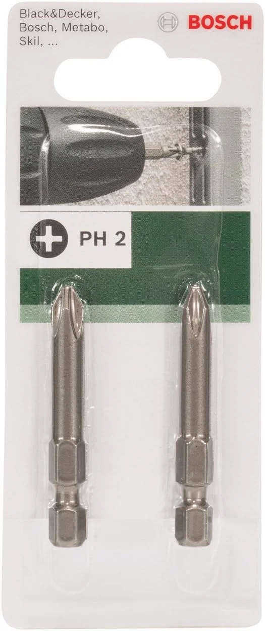 بوش 2609255920 نوک پیچ گوشتی فیلیپس 49 میلی متری PH2 (2 عددی)