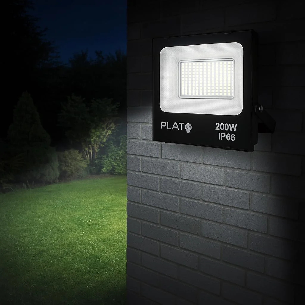 چراغ پروژکتور ال ای دی 200 وات – روشنایی فوق العاده روشن برای فضای باز، ضد آب IP66، نور سفید سرد 6500K، زاویه تابش گسترده برای حیاط، باغ، استادیوم، پارکینگ، انبار چراغ پروژکتور ال ای دی 200 وات – روشنایی فوق العاده روشن برای فضای باز، ضد آب IP66، نور سفید سرد 6500K، زاویه تابش گسترده برای حیاط، باغ، استادیوم، پارکینگ، انبار