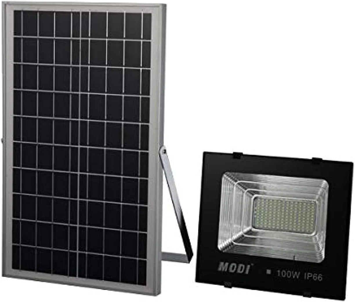 چراغ خورشیدی اتوماتیک LED Vmax مناسب ویلا، باغ و انبارهای روباز، ضدآب IP65، توان 100 وات، رنگ سفید چراغ خورشیدی اتوماتیک LED Vmax مناسب ویلا، باغ و انبارهای روباز، ضدآب IP65، توان 100 وات، رنگ سفید