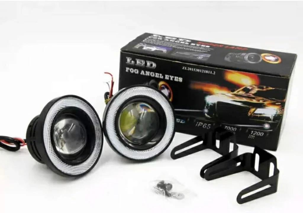 چراغ های مه شکن LED خودرو AUTOADDICT 3.5 اینچی با چراغ های حلقه ای چشم فرشته ای COB سفید، جهانی برای همه خودروها/موتور سیکلت ها چراغ های مه شکن LED خودرو AUTOADDICT 3.5 اینچی با چراغ های حلقه ای چشم فرشته ای COB سفید، جهانی برای همه خودروها/موتور سیکلت ها