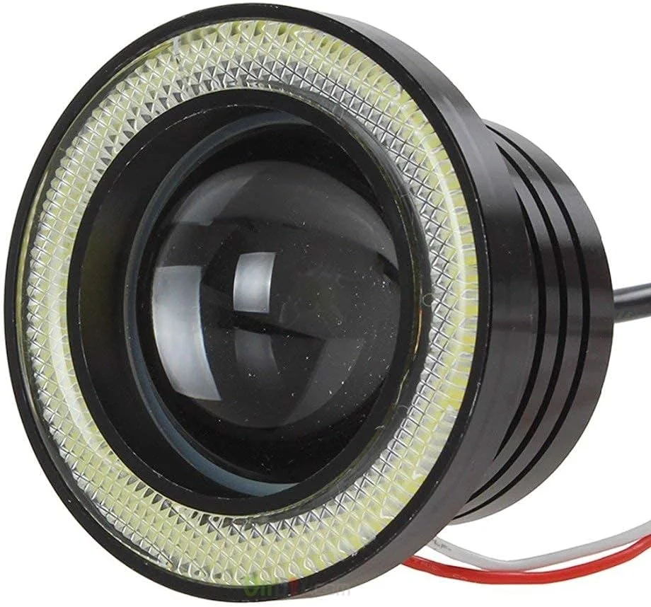 چراغ های مه شکن LED خودرو AUTOADDICT 3.5 اینچی با چراغ های حلقه ای چشم فرشته ای COB سفید، جهانی برای همه خودروها/موتور سیکلت ها چراغ های مه شکن LED خودرو AUTOADDICT 3.5 اینچی با چراغ های حلقه ای چشم فرشته ای COB سفید، جهانی برای همه خودروها/موتور سیکلت ها