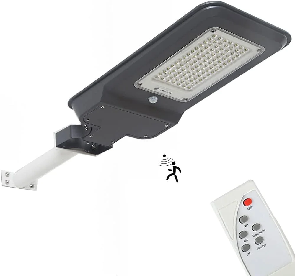 چراغ خیابانی خورشیدی 400 وات BAIAN، چراغ های LED خورشیدی از غروب تا سحر با سنسور حرکتی و کنترل از راه دور برای پارکینگ، حیاط، استادیوم، گاراژ چراغ خیابانی خورشیدی 400 وات BAIAN، چراغ های LED خورشیدی از غروب تا سحر با سنسور حرکتی و کنترل از راه دور برای پارکینگ، حیاط، استادیوم، گاراژ