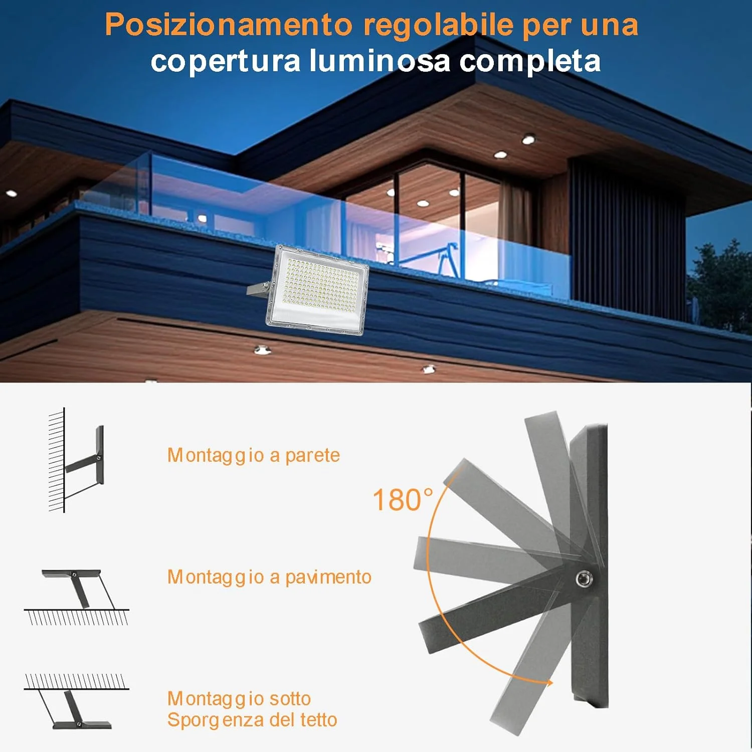 پروژکتور ال ای دی 150 وات فضای باز CREATESTAR، نور سفید سرد 6500 کلوین، 14750 لومن فوق العاده روشن، ضد آب IP66، دارای 192 ال ای دی، نورافکن فضای باز برای باغ، حیاط، گاراژ، کارگاه، راهرو و روشنایی امنیتی پروژکتور ال ای دی 150 وات فضای باز CREATESTAR، نور سفید سرد 6500 کلوین، 14750 لومن فوق العاده روشن، ضد آب IP66، دارای 192 ال ای دی، نورافکن فضای باز برای باغ، حیاط، گاراژ، کارگاه، راهرو و روشنایی امنیتی