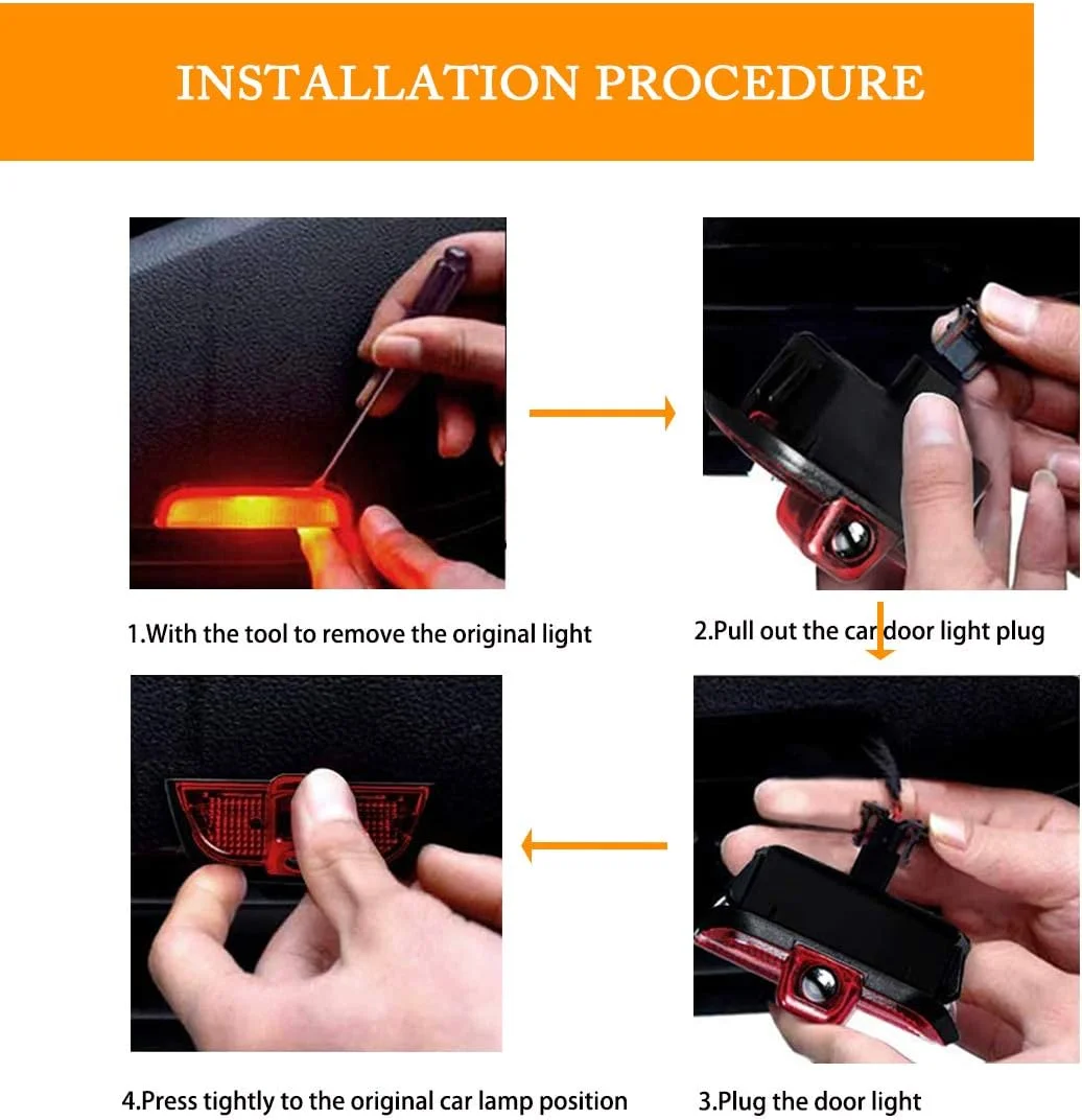 چراغ لوگوی درب LED خودرو، چراغ خوشآمدگویی و پروژکتور درب سازگار با مرسدس بنز کلاس C W204 C200 مدل 2008 2009 2010 2011 2012 2013 C230 C280 مدل 2008 C260 C300 مدل 2010-2013، 4 عدد چراغ شبح چراغ لوگوی درب LED خودرو، چراغ خوشآمدگویی و پروژکتور درب سازگار با مرسدس بنز کلاس C W204 C200 مدل 2008 2009 2010 2011 2012 2013 C230 C280 مدل 2008 C260 C300 مدل 2010-2013، 4 عدد چراغ شبح