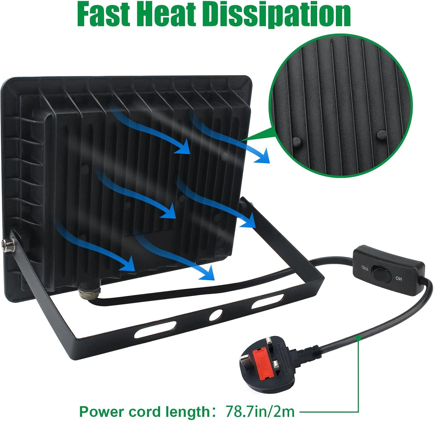 پروژکتور ال ای دی 100 وات مناسب فضای باز، چراغ کار ال ای دی 1000 لومن 6500K نور سفید روز، ضد آب IP66 برای فضای داخلی و خارجی، ورودی ها، حیاط، باغ، گاراژ، کارگاه، زمین بازی پروژکتور ال ای دی 100 وات مناسب فضای باز، چراغ کار ال ای دی 1000 لومن 6500K نور سفید روز، ضد آب IP66 برای فضای داخلی و خارجی، ورودی ها، حیاط، باغ، گاراژ، کارگاه، زمین بازی